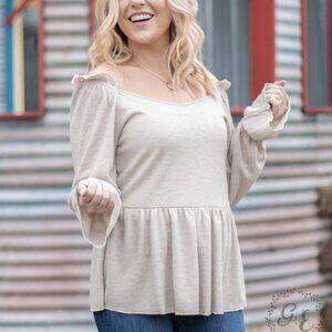 Grace & Emma - How 'bout Those Ruffles Long Sleeve - Medium